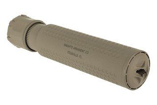 Knight's Armament QDC CRS PRG 7.62 Rifle Suppressor with FDE Cerakote finish